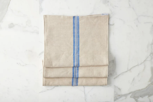 Blue Stripe Grainsack Runner, Small