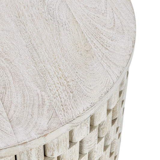 Norwood Mango Wood 25" Round End Table