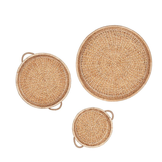Gaia Round Woven Wall Decor Basket Medium