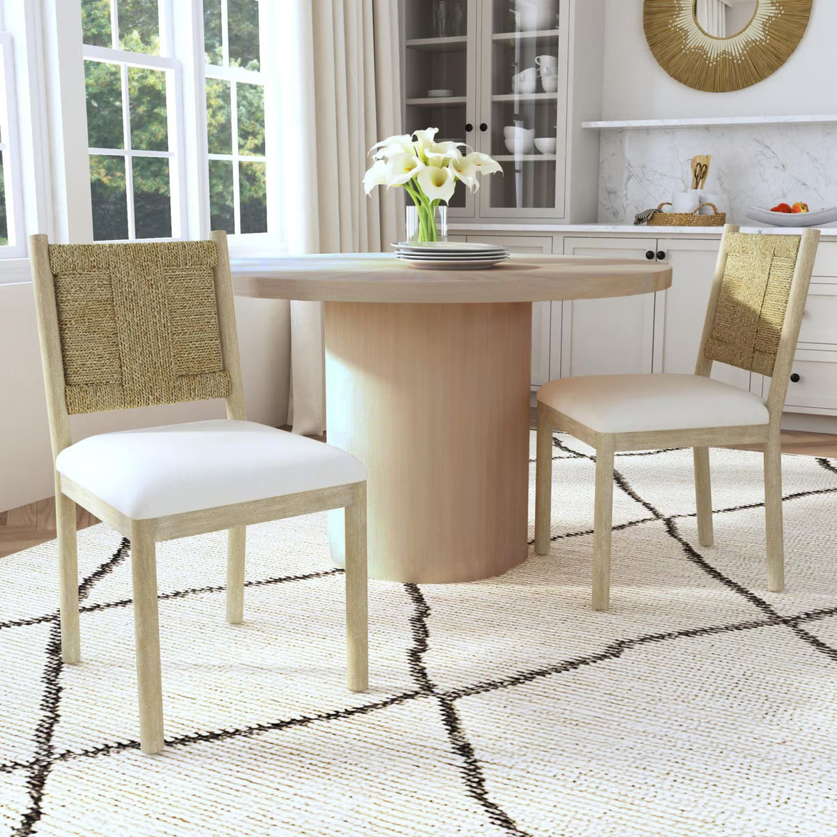 Kuaui Woven Seagrass Dining Chair