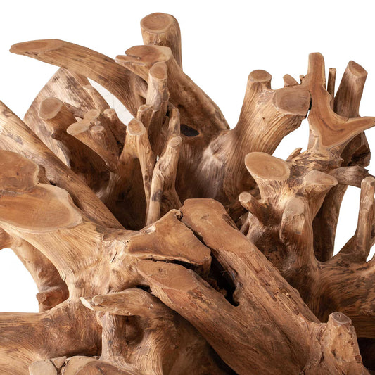 Natura Organic Coffee Table Base, Medium Brown