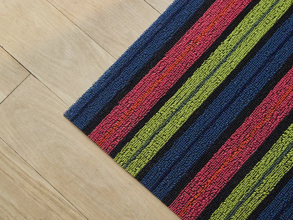 Ribbon Stripe Utility 24x36 Limelight