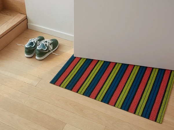 Ribbon Stripe Utility 24x36 Limelight