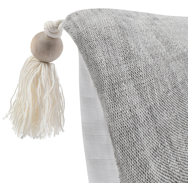 Lima Dark Grey 16" x 36" Pillow