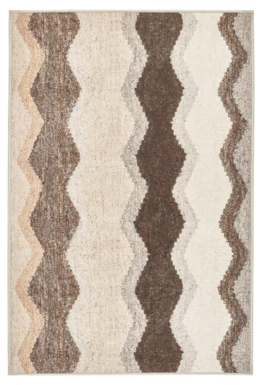 Safety Net Blue Machine Washable Rug