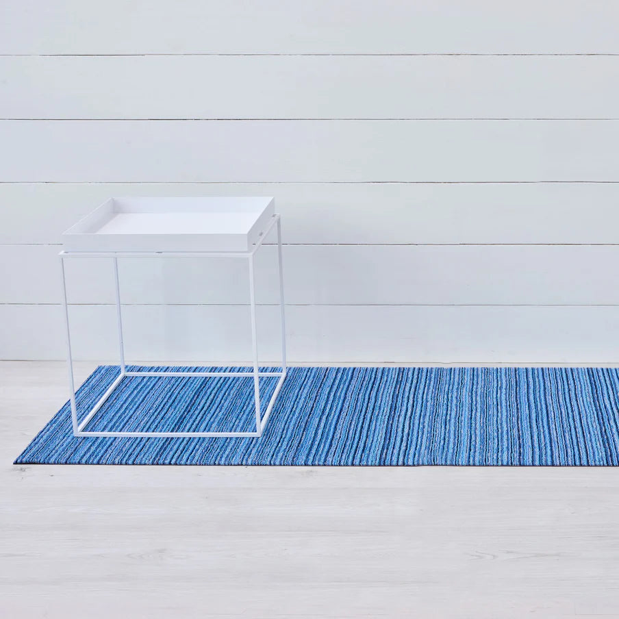 Skinny Stripe Shag Mat