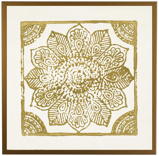 Gold Block Print C - Online Only