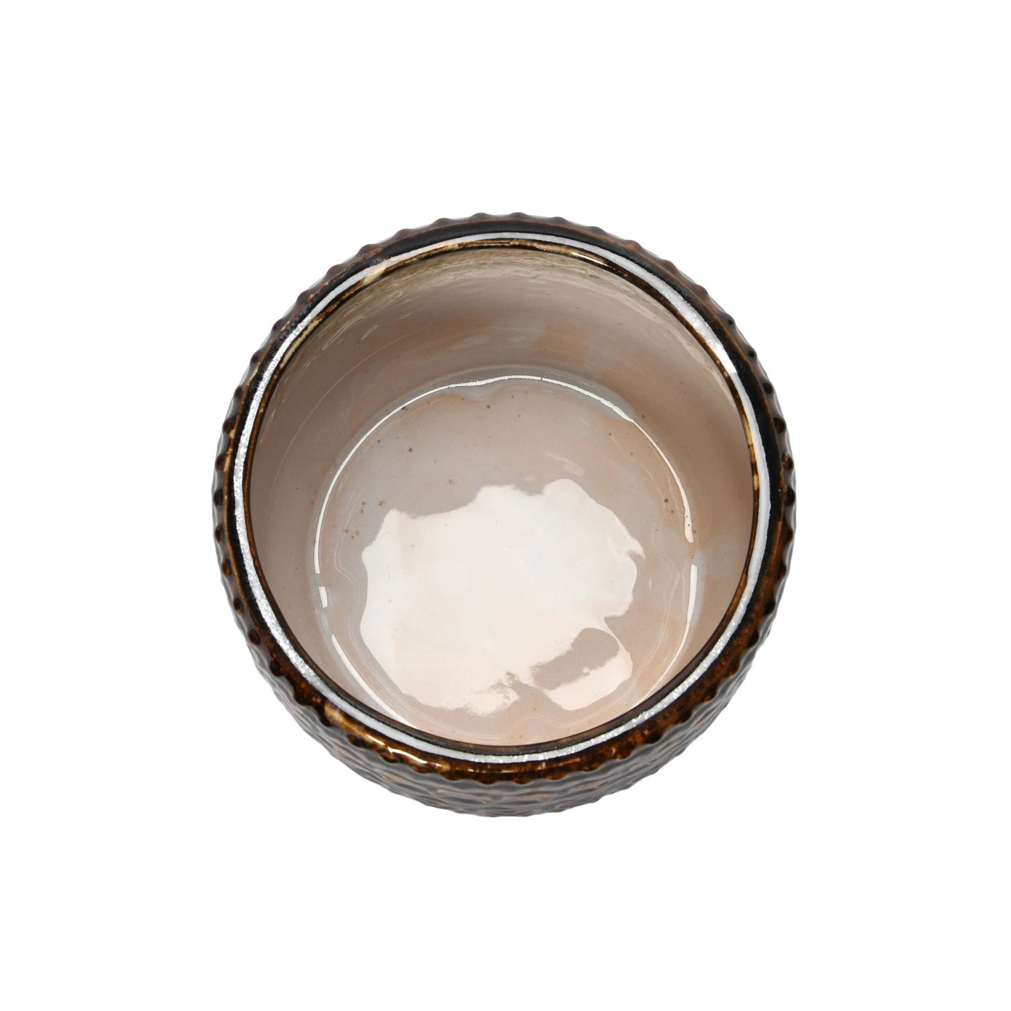 Embossed Stoneware Planter