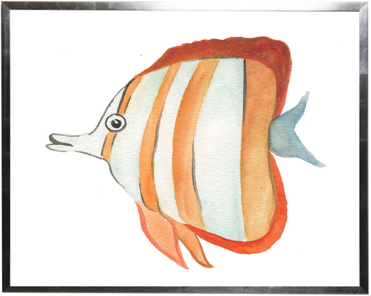 Orange Striped Fish - Online Only