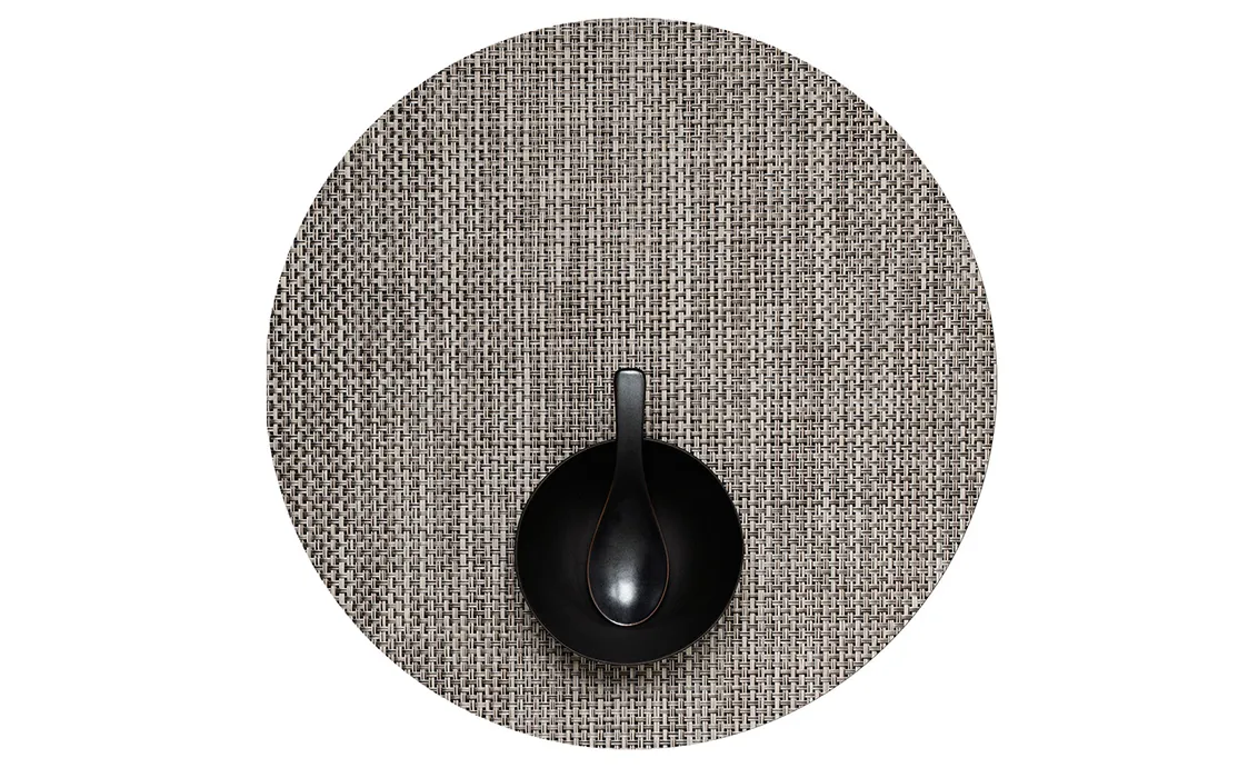 Basketweave Tablemat - Round 15" - Online Only