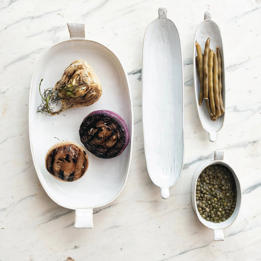 1-1/2 Quart Stoneware Baker w/ Handles