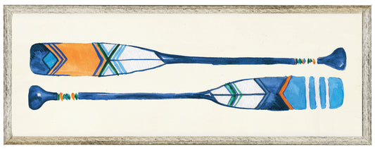 Watercolor Oar Pair K