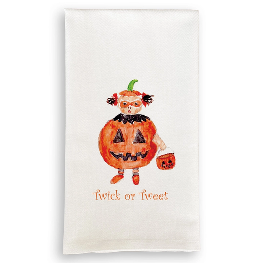Twick or Tweet Dishtowel