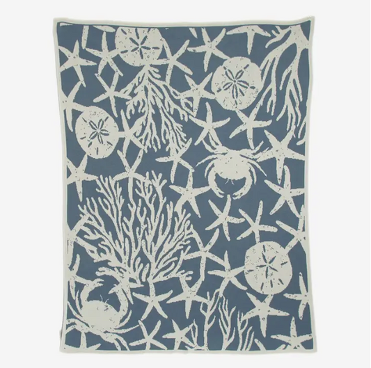 Ocean's Edge Throw - Pacific/Milk