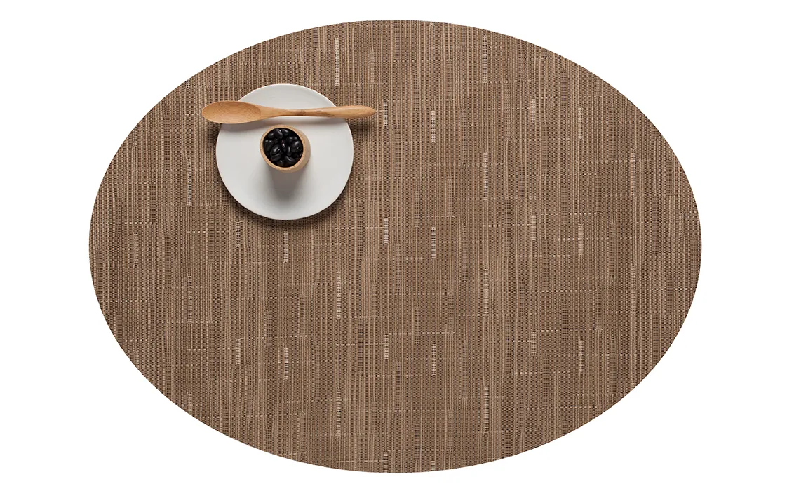 Bamboo Tablemat - Oval 14" x 19.25" - Online Only