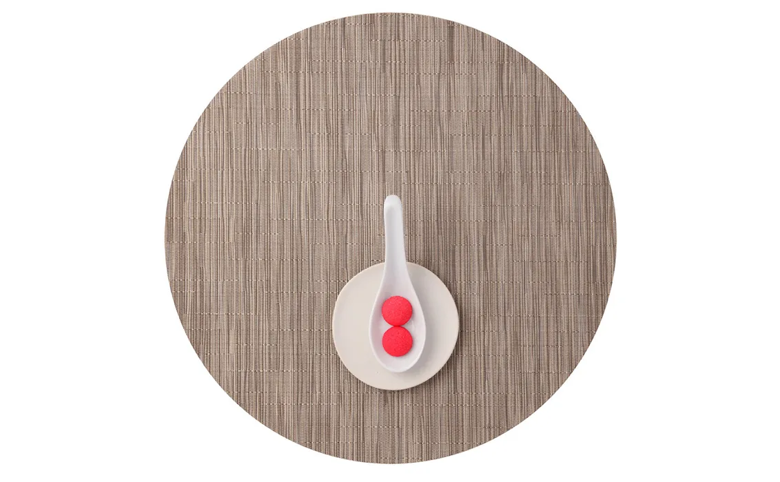 Bamboo Tablemat - Round 15" - Online Only