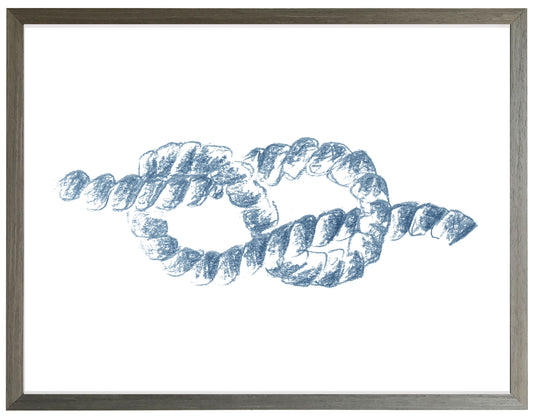 Navy Blue Sketched Knot B