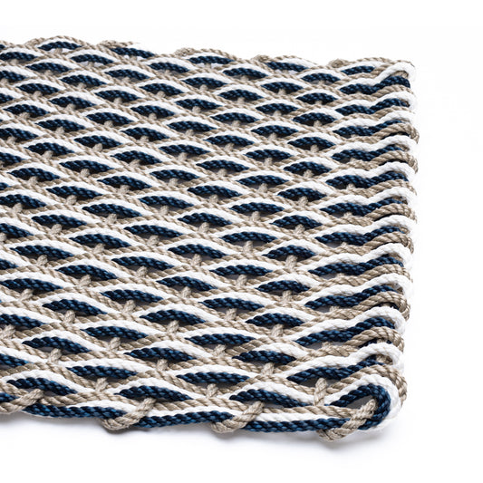 Sand Pearl Navy Doormat