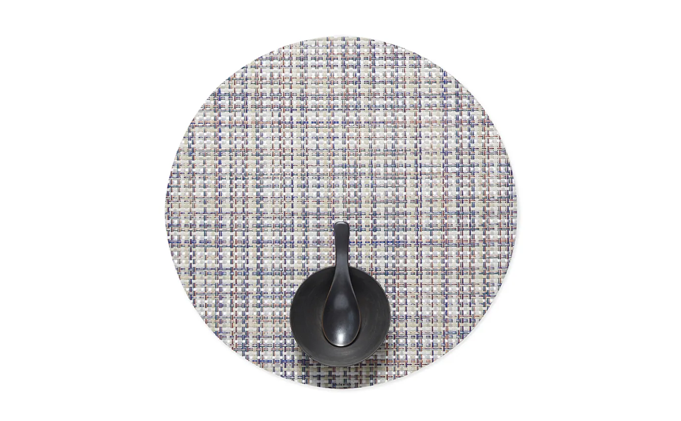 Basketweave Tablemat - Round 15" - Online Only
