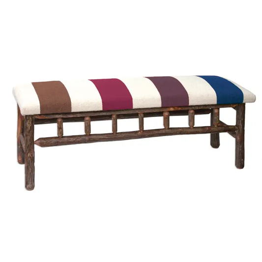 Lake Champlain Hickory Bench - Online Only