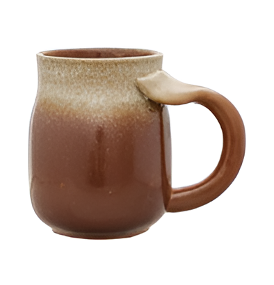 16 oz. Stoneware Mug w/ Whale Tail Handle