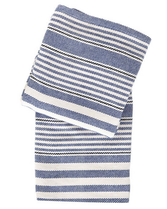 Rugby Stripe Throw Denim