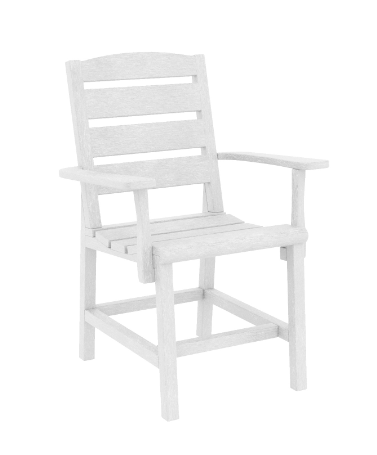 Napa Dining Arm Chair White