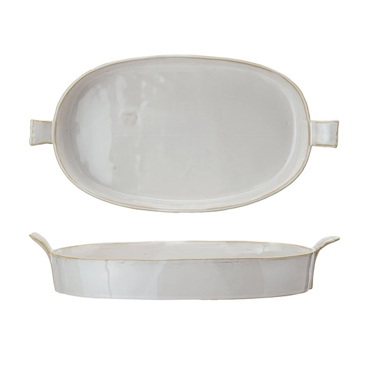 1-1/2 Quart Stoneware Baker w/ Handles
