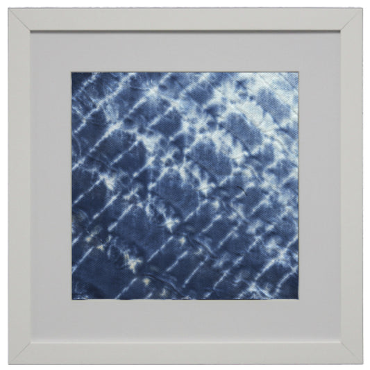 Shibori indigo 3 Matted - Online Only