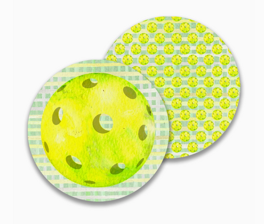 Pickleball Paper Drink Coaster