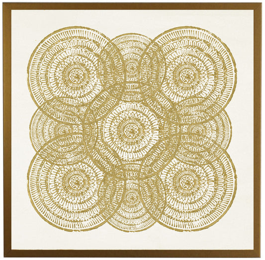 Gold Block Print A - Online Only