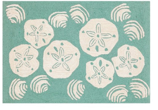 Shell Toss Aqua Front Porch 24x60