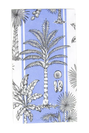 SOUTHERN PALMS BLUE Napkins