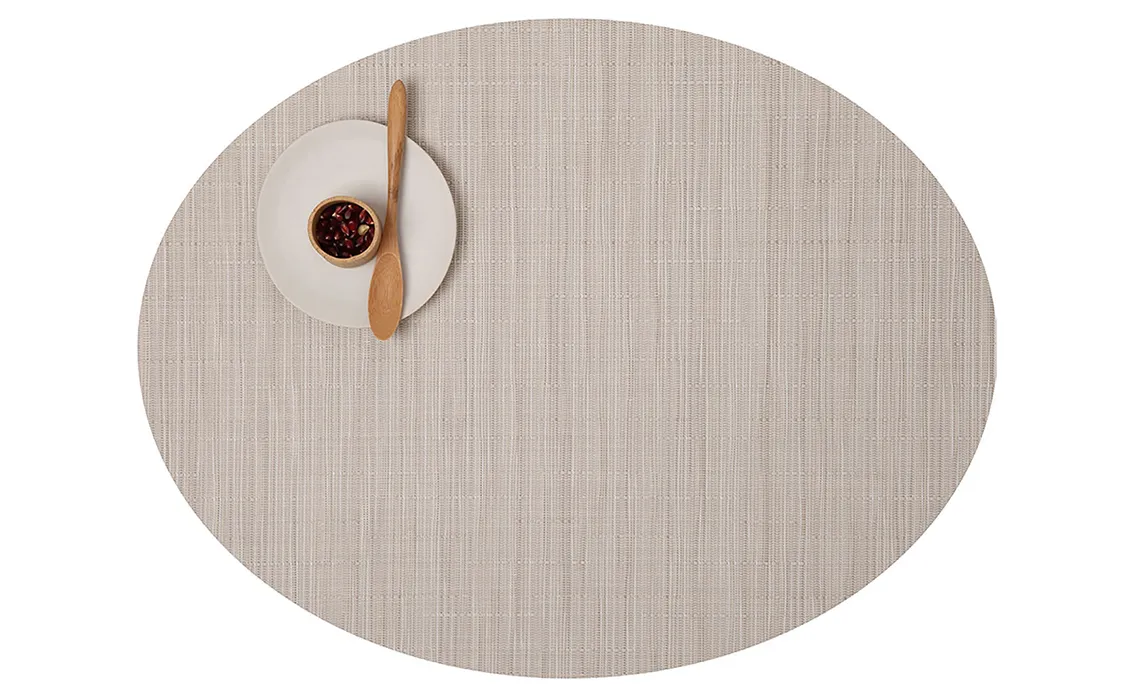 Bamboo Tablemat - Oval 14" x 19.25" - Online Only