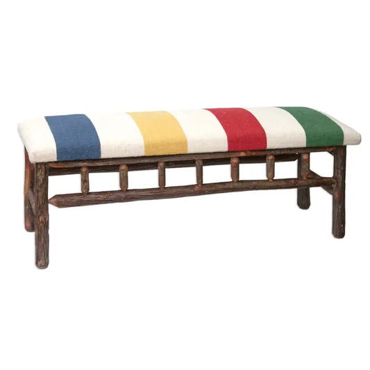 Hudson Bay Hickory Bench - Online Only
