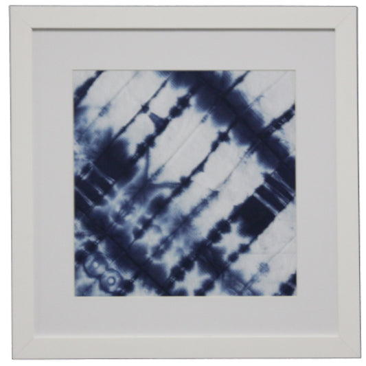 Shibori Indigo 4 Matted - Online Only