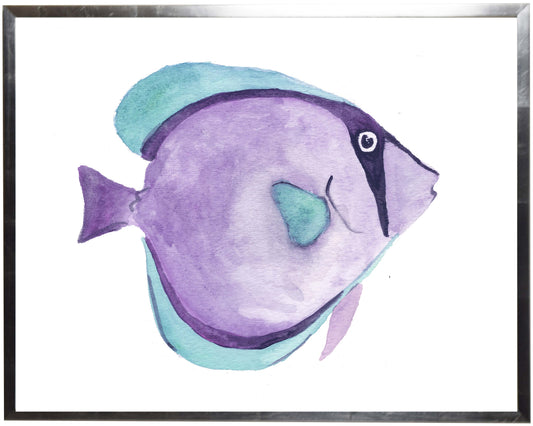 Purple and Blue Fish - Online Only