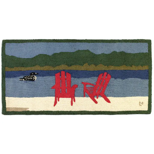 Loon Lake Chairs Rug - Online Only