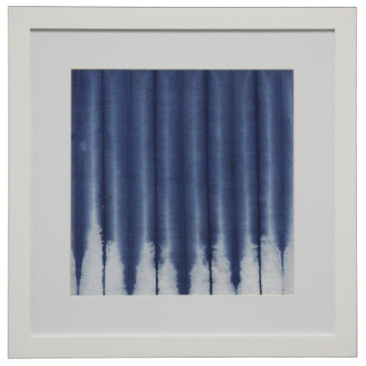 Shibori Indigo 5 Matted - Online Only