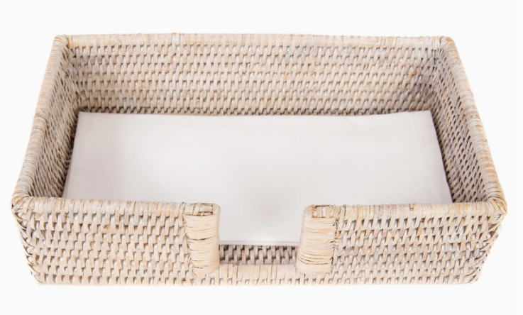 Rattan Napkin Holder with Cutout