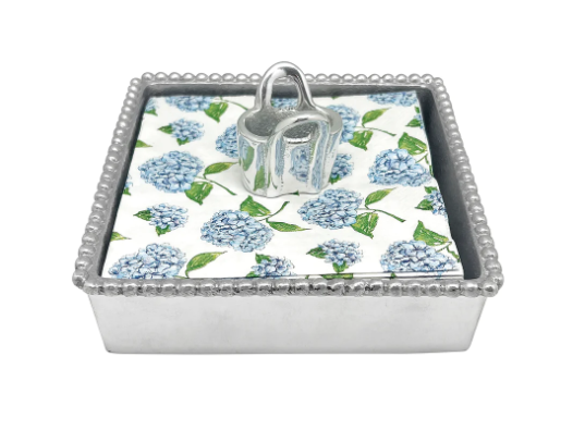 Tote Bag Beaded Napkin Box Set