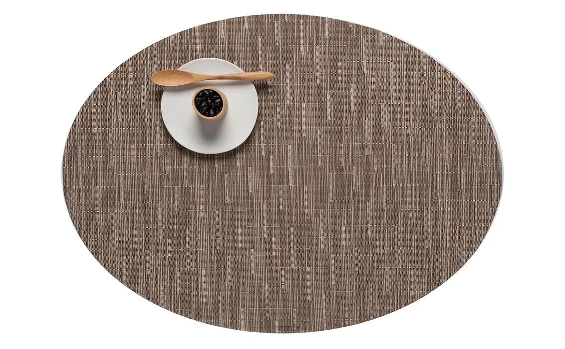 Bamboo Tablemat - Oval 14" x 19.25" - Online Only