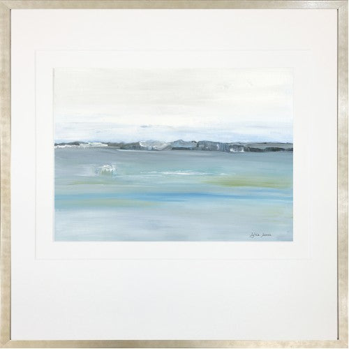 COASTAL ABSTRACT 3 22 X 22 1" SILVER