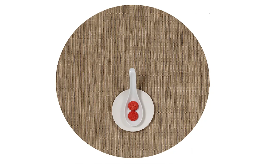 Bamboo Tablemat - Round 15" - Online Only