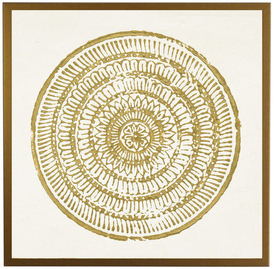 Gold Block Print B - Online Only
