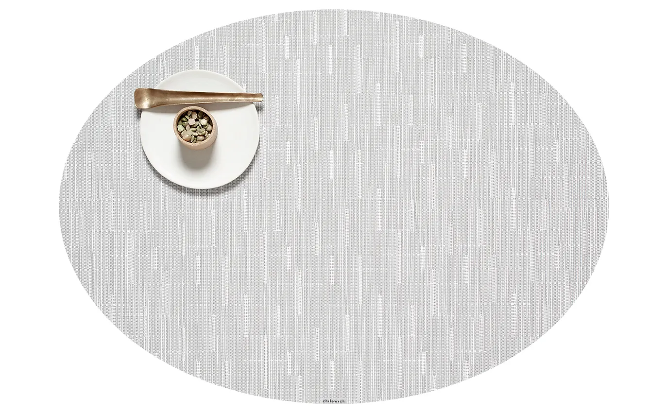 Bamboo Tablemat - Oval 14" x 19.25" - Online Only