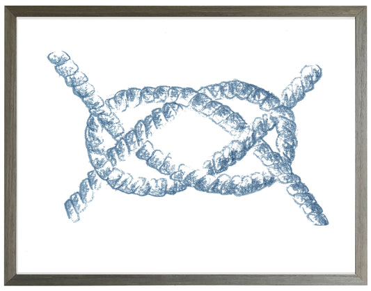 Navy Blue Sketched Knot E