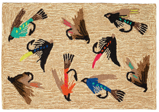 Bright Flies Multi Rug 24x36