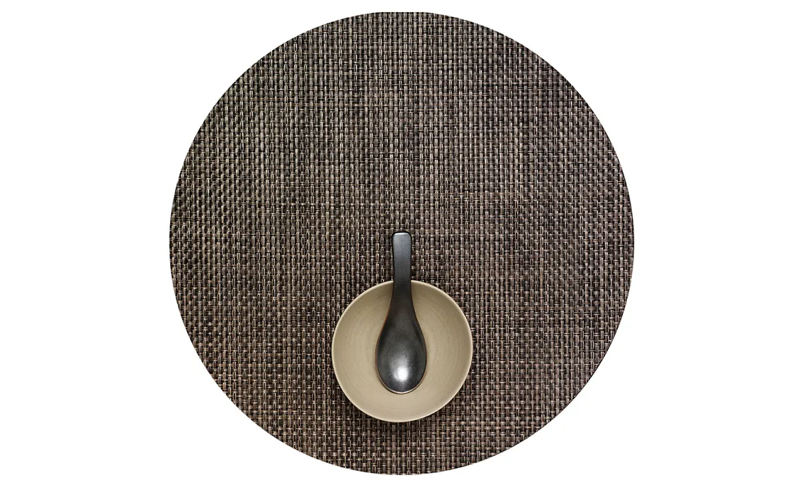 Basketweave Tablemat - Round 15" - Online Only