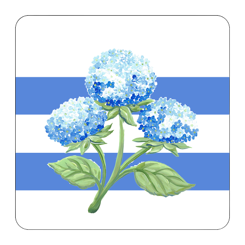 Hydrangea 4 Piece Coaster Set
